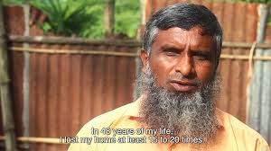 Interview with Muhammad Rezaul: “In one year our house got eroded three  times”