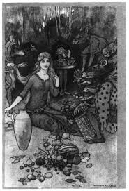 Warwick Goble, "Buy from us with a Golden Curl," in Dora Owen, Book of...