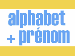 Je suis un(e) professeur une classe. Alphabet