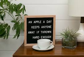 Letter Board Black Felt Wood Frame 10x10 Etsy In 2020 Message Board Quotes Funny Letters Felt Letter Board