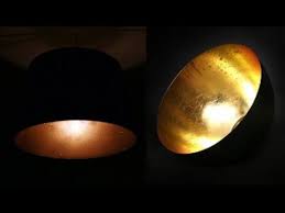Designer Lampe Gold Schwarz Ikea Hack Diy Youtube Lampe Gold Lampen Deko