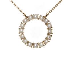 We did not find results for: Necklaces Pearl Necklaces 14k Yellow Gold Freshwater Cultured Seed Pearl Open Circle Necklace 20mm Item 64774