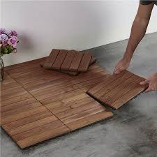 27pcs Patio Pavers Wood Flooring Tiles Interlocking Wood Tiles Indoor Outdoor 12 X 12 Walmart Com In 2020 Patio Tiles Outdoor Flooring Patio Flooring