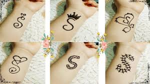 25 calligraphy fonts ttf otf design trends premium. Alphabet Tattoo Mehndi Design 6 Beautiful Alphabet S Tattoo Mehndi Design S Tattoo Mehndi Youtube