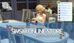 Simsim online store sims 4