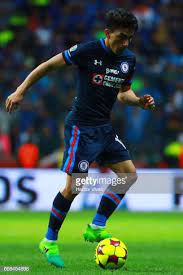 Angel Mena Of Cruz Azul Drives The Ball During The 10th Round Match Toluca Cruz Rich Father