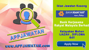 Di bulan ni 2019 bank rakyat memberikan peluang yang sangat luas untuk warganegara malaysia. Jawatan Kosong Di Bank Kerjasama Rakyat Malaysia Berhad 22 Januari 2017 Appjawatan Malaysia