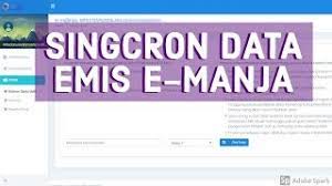 Cara pengerjaan e manja emis menajemen ujian nasional tapel 2019 2020. Menu Singcron Data Emis E Manja 2020 Youtube