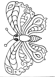 Disegno Farfalla Da Coloraredisegno Farfallina Da Colorare