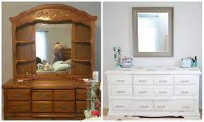 This chalky paint can be distressed easily and is the best paint for giving your furniture's an aged and rustic look. Chalk Paint Dresser Makeover Amy Latta Creations