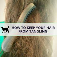 If your hair is long and/or unruly, you may want to tie it up at night to keep it away from your face. How To Keep Hair From Tangling Throughout The Day Night