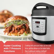 Manual Black And Decker Rice Cooker Instructions Black Decker 6 Quart 11in1 Cooking Pot Stainless Steel Pressure Cooker Slow Cooker Multicooker Pr100 Best Pressure Cooker Cooking Best Electric Pressure Cooker