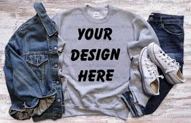 Download Sport Grey Gildan 18000 Mock Up Sweatshirt Mock Up Flat Lay Etsy Sweatshirts Great T Shirts Hoodie Mockup