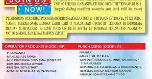 Sebanyak 10 lowongan kerja pabrik semarang dan yang berhubungan dengan loker pabrik, rekrutmen pabrik, peluang kerja pabrik, peluang berkarir pabrik, pekerjaan pabrik di loker.my.id. Lowongan Kerja Kawasan Dwipapuri Rancaekek 2021 Terlengkap Lowongankerjacareer Com