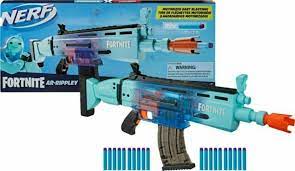 This lineup includes rippley editions of nerf fortnite ar, nerf fortnite rl, and nerf fortnite rl blasters. Hasbro Nerf F1031 Fortnite Ar Rippley Motorized Elite Dart Blaster For Sale Online Ebay