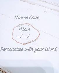 Birthday Gifts For Your Girlfriend S Mom Mom Word Bracelet Rose Gold Morse Code Bracelet Personalized Name Jewelry Anniversary Gift Mother Of Bride Groom Mom Birthday Gift Diy Gifts For Mom Personalized Gifts For Mom Mom Birthday Gift