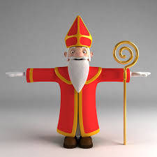 3d Model Sinterklaas Sint Nicolaas Traditional Saint Nicolas Nicholas De Sint The Saint Goedheiligman Goede Sin St Nicolas Nicolas Sinter Klaas