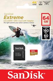 Receive an email notification when this product becomes available. Sandisk Extreme 64 Gb Microsdxc Memory Card For Action Amazon De Computer Zubehor