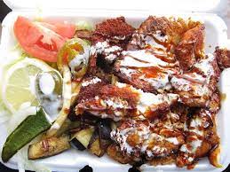 03 Fried Fish Over Rice Halal Food Cart 23rd St 6th Ave Nyc Me So Hungry Halal Recipes Dog Food Recipes Food
