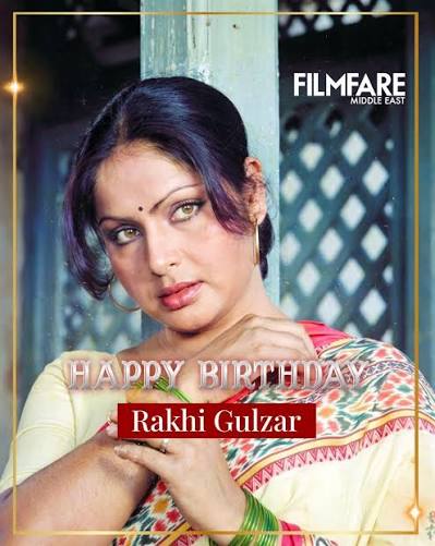 Filmfare Middle East | Happy Birthday #rakheegulzar Rakhee Gulzar (born Rakhee Majumdar on August 15, 1947) is a legendary and highly celebrated Indian film... | Instagram