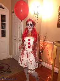 There were a few options we found. Diy Female Pennywise Costume