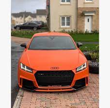 Crazy Orange Ttrs Rate This Audi From 1 10 By S30bmx Link To Clothing For Audi Lovers In Our Bio Audiloooover My Pa Audi Audi Tt Rs Audi Sport