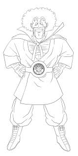 Mr Satan Lineart By Nekoar On Deviantart Dragon Ball Art Manga Coloring Book Goku Drawing