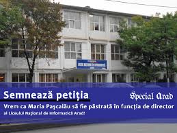 Liceul teoretic international de informatica. Profesorii Liceului NaÈ›ional De InformaticÄƒ AmeninÈ›Äƒ Cu AcÈ›iuni De Protest In Sprijinul Directorului Maria PaÈ™calÄƒu SemneazÄƒ PetiÈ›ia Special Arad Ultimele È™tiri Din Arad