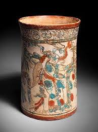 En Vente Mercredi 23 Mars 2016 Par Binoche Giquello A Paris Vase Polychrome Scene De Sacrifice Culture Maya Nord D Mayan Art Ancient Art Ancient Cultures