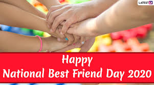 Friendship day is celebrated across several countries. National Best Friend Day 2020 Wishes Hd Images Whatsapp Stickers Gif Greetings Bestfriends Facebook Messages Bff Quotes And Sms To Send To Your Best Friends Latestly