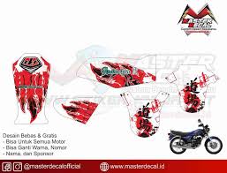 Vega stiker bodi lis body striping r 2007 new. Master Decal Cutting Sticker Decal Stiker Motor Dan Stiker Mobil Bumi Wonorejo Asri A1 48 Surabaya 2021