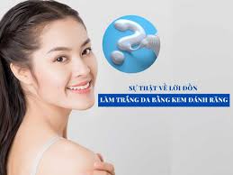 Sự Thật Về Lời Đồn Làm Trắng Da Bằng Kem Đánh Răng