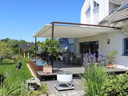 Gartenterrasse Mit Sonnensegel Wasserbecken Velusol In 2020 Garten Terrasse Sonnensegel Garten Terrasse