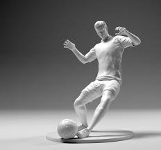 Footballer 02 Sledge Strike 01 Stl 3d Print Model Print Models 3d Printing Print