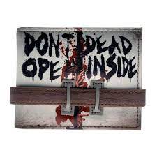 Carteira Walking Dead Dont Open Dead Inside