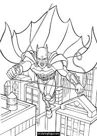 Download and print free batman is leaving gotham city from batman coloring pages. Batman Dark Knight Swinging In Gotham City Coloring Page Printable Coloring Home