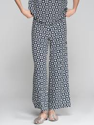 TROUSER BEATRIZ FLOR MARINO PUNTO