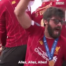 The squad includes the two new signings naby keita and fábio henrique tavares 'fabinho'. Singing Sing Champions League Liverpool Uefa Lfc Ucl Parade Liverpool Fc Good Time Alisson Allez Alisson Becker Championship Parade Champions Of Europe Liverpool Parade Victory Parade Gif