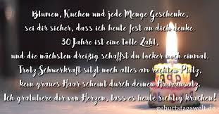 ᐅ Sprüche Zum 30 Geburtstag Herzliche Und Lustige Glückwünsche