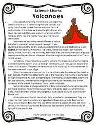This Easy To Read One Page Passage All About Volcanoes Is Perfect For Science I Comprehension Passage Science Reading Passages Reading Comprehension Passages