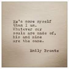 Emily Bronte Love Quote Typed On Typewriter Etsy Canada