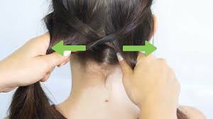Continue taking small sections of hair and combining it with the opposite part all the way down. 4 Ways To Make A Fishtail Braid Wikihow