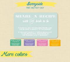 Bring A Recipe Enclosure Card For Bridal Shower Invites Printable On E Bridal Shower Recipes Cards Bridal Shower Invitations Printable Printable Recipe Cards
