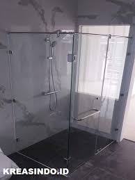 Kaca cermin wastapel kotak / kaca cermin kamar mandi kotak tanpa plangset. Jasa Pasang Kaca Shower Tempered Harga Murah Untuk Sekat Kamar Mandi Minimalis