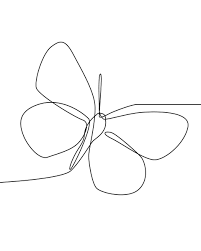 Line Butterfly Line Art Flowers Flower Line Drawings Line Art Drawings