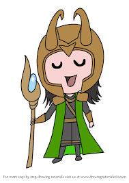 I needed my own drawing of loki since all the others where gifts, i really love the character. Learn How To Draw Chibi Loki Chibi Characters Step By Step Drawing Tutorials