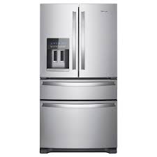 Find kitchen appliance packages at lowe's today. Whirlpool 24 5 Cu Ft 4 Door French Door Refrigerator With Ice Maker Fingerprint Resistant Stainless Steel Energy Star In The French Door Refrigerators Department At Lowes Com