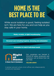 Right At Home S Greatest Priority Is The Health And Safety Of Our Clients And Caregivers In 2020 Feeling Isolated Health And Safety The Good Place