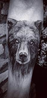 It can be worn by men and by women, symbolizing different things: 30 Unique Animal Tattoo Designs Doozy List Unique Animal Tattoos Black Bear Tattoo Bear Tattoo Designs