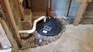 Interior Drain Tile System Sump Pump Set Up Affordable Egress Windows Basement Affordable Interior Design Interior Design Atlanta Interior Design Colleges